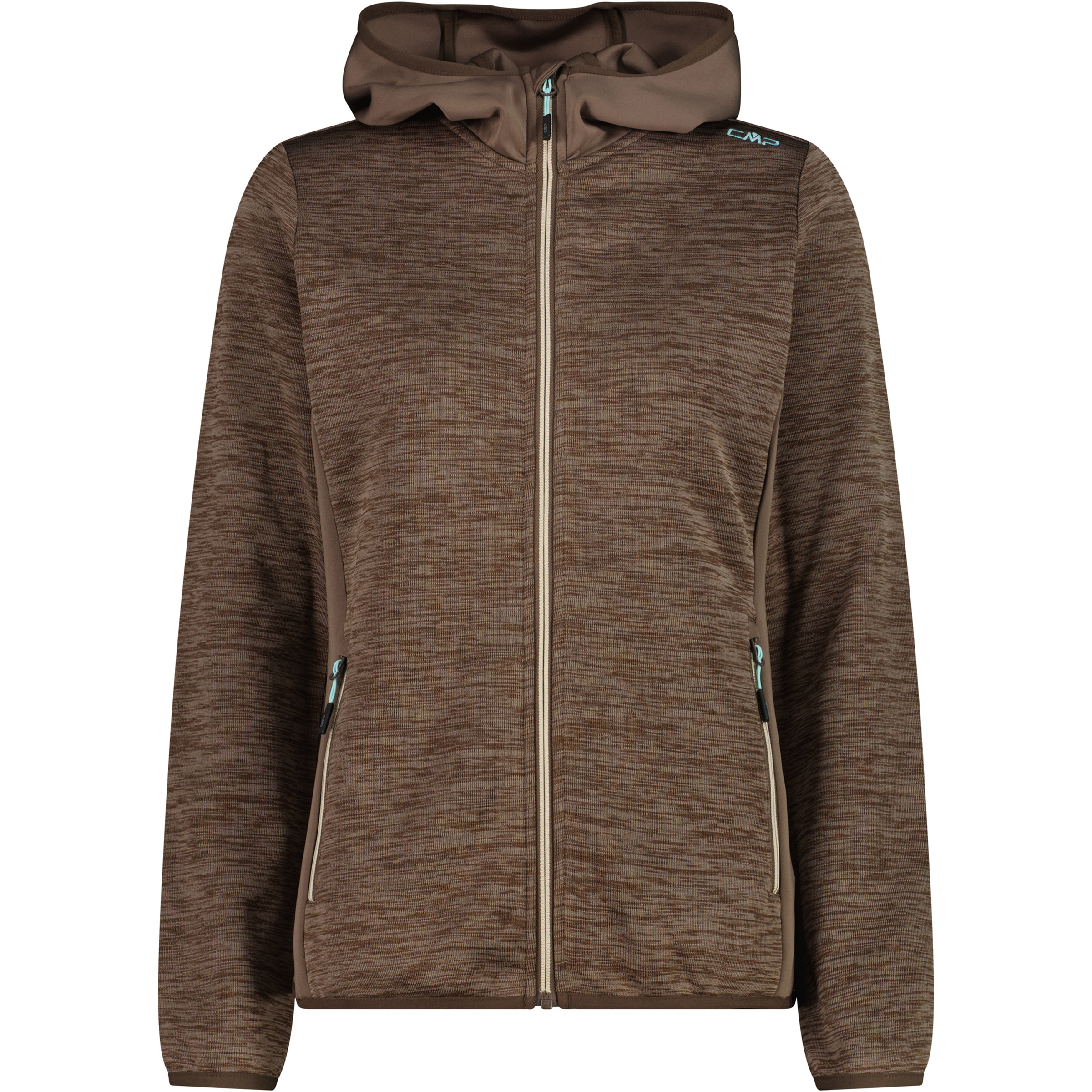 CMP Damen Fleecejacke braun Größe XS Trekking Schnell trocknend