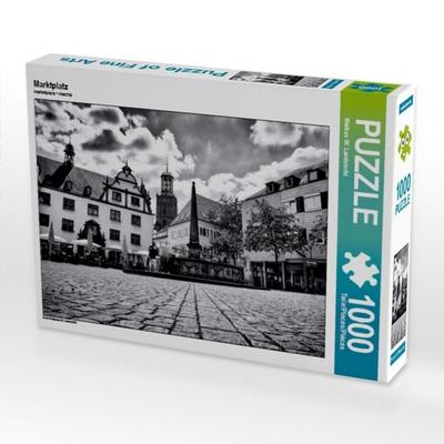 CALVENDO Puzzle Marktplatz 1000 Teile Puzzle quer | 1000 Teile Lege-Größe 64 × 48 cm Foto-Puzzle für glückliche Stunden