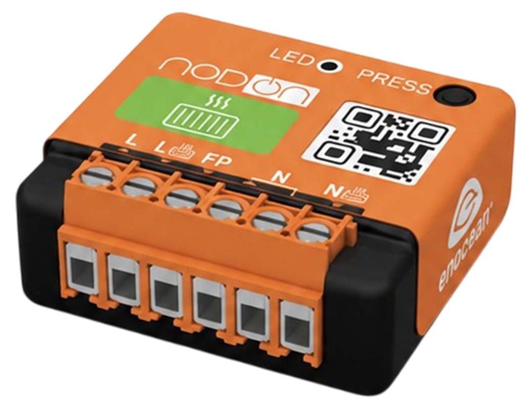 NodOn verwarmingsmodule voor elektrische verwarming, compatibel met Fil Pilote 3680W, oranje