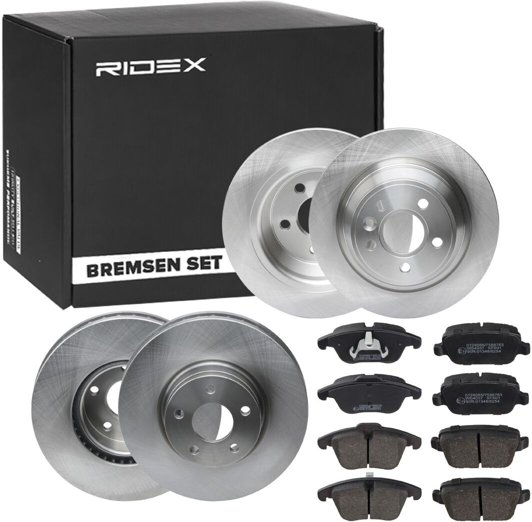 RIDEX 3405B1655 Brake discs and pads set