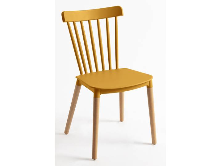 4er Set Leka Stühle - Senf