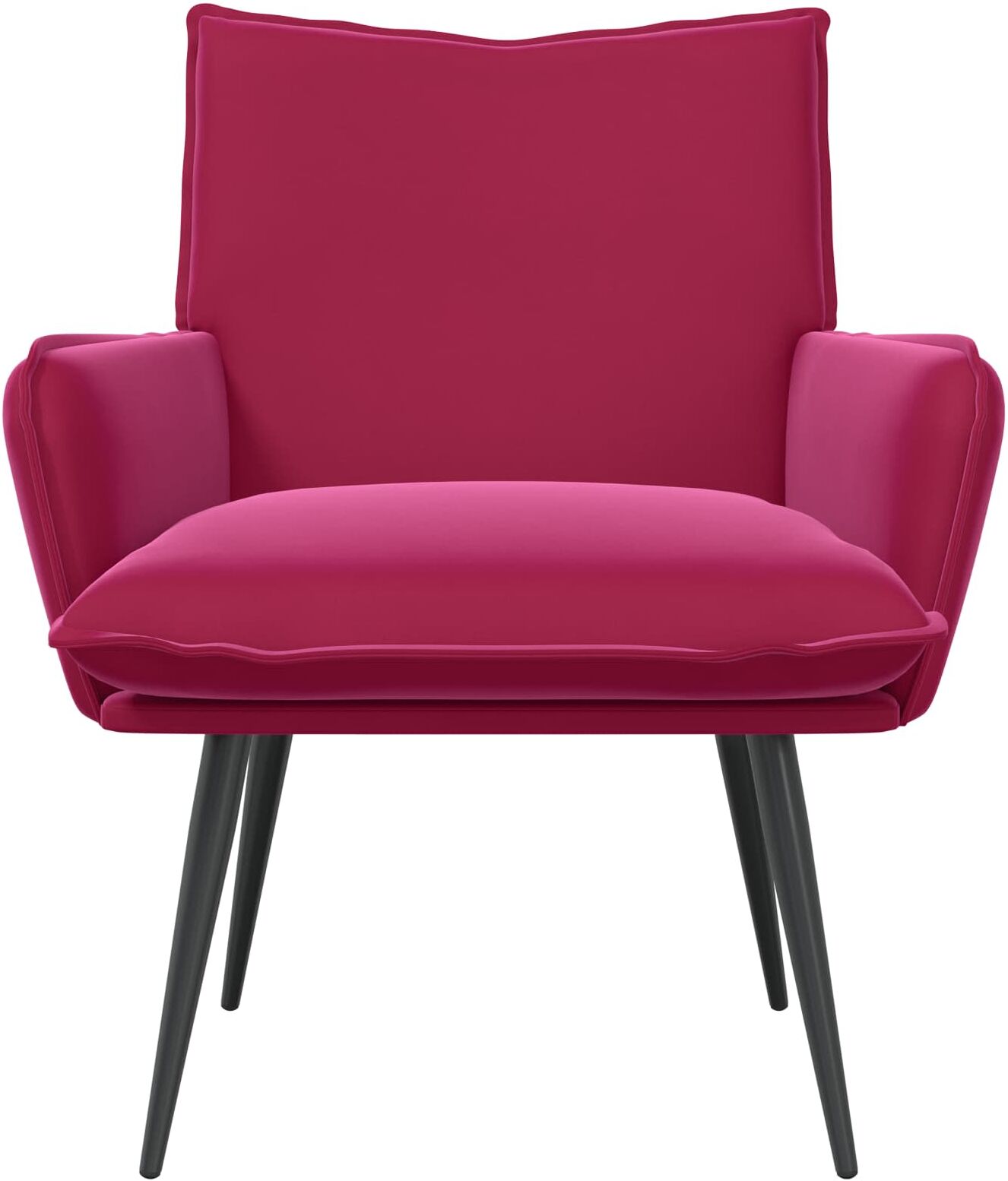 vidaXL Fauteuil Bordeaux Velours