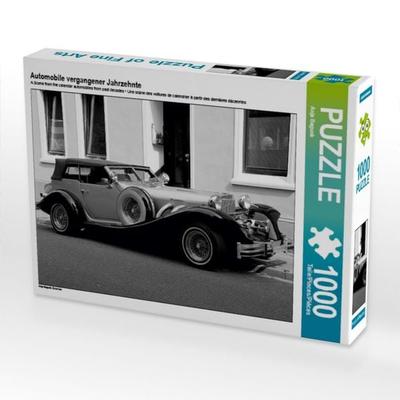CALVENDO Puzzle Automobile vergangener Jahrzehnte | 1000 Teile Lege-Größe 64x48cm Foto-Puzzle für glückliche Stunden