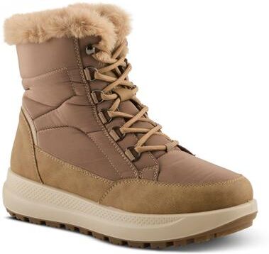Women's Laroui Winter and Snow Bootie by Flexus by Spring Step in Taupe (Size 39 M)