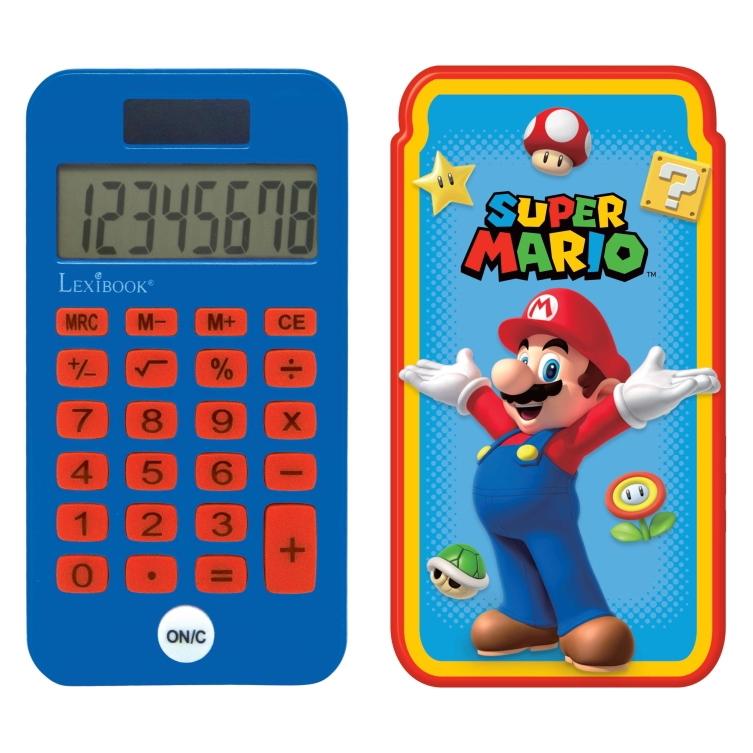 Lexibook Super Mario Taschenrechner mit Schutzabdeckung (Batteriebetrieb) (22925569)