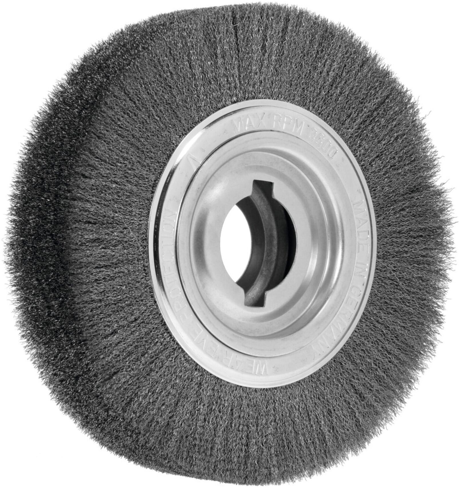 Lessmann Entgrat-Rundbürste Stahldraht 0,20 mm, Bürsten-⌀xBesatzbreite: 250X60 mm (377051)