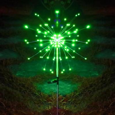 Inspired Finds LED Solar Firework Stake Lights Outdoor Garden Landscape Decoration green 200led