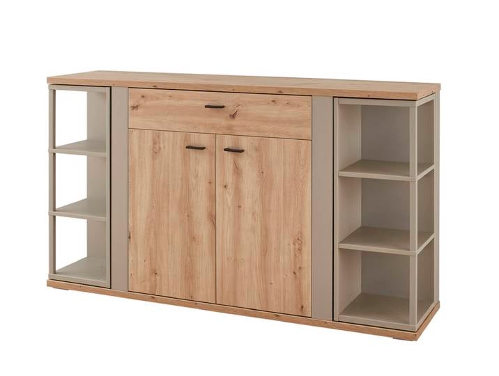 Sideboard FINA 160x91 cm braun/grau