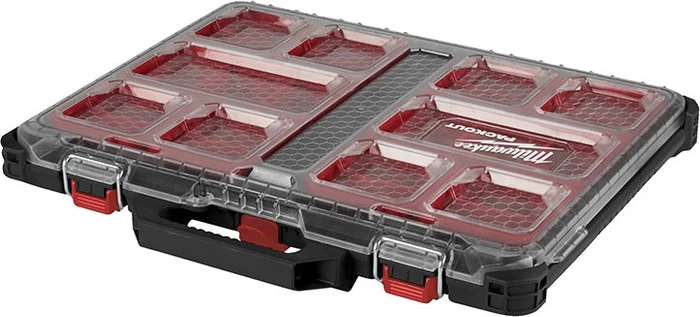 Milwaukee PACKOUT Organiser Slim m.Sortierboxen 416x64x502mm (4932471064)