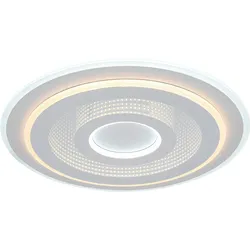 LED-Deckenleuchte Birtu Weiß max. 24 Watt Deckenlampe