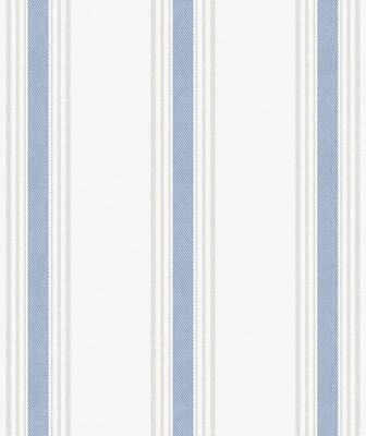 Galerie Wallcoverings Spring Blossom Stripes Fabric Effect Non-woven Matte Wallpaper Roll