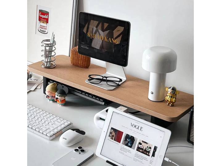 Support de rangement modulaire pour bureau, étagère de bureau, support de rangement multifonctionnel, M30s, augmentation de la hauteur du moniteur, planche orientable