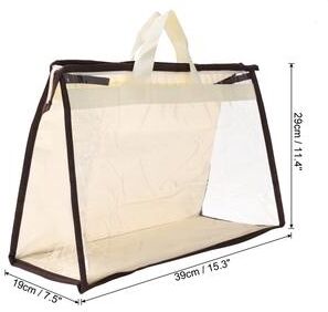 Unique Handbag Dust Bags, Clear Purse Storage Organizer Dustproof 1 Piece