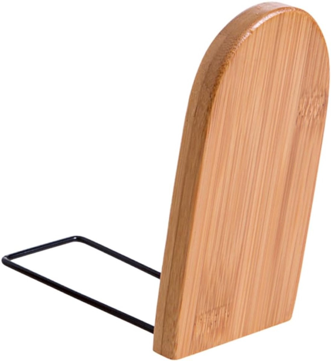 Boekensteunen Bamboe Khaki - Intrekbare en stevige boekenhouders - 13 x 10,5 cm