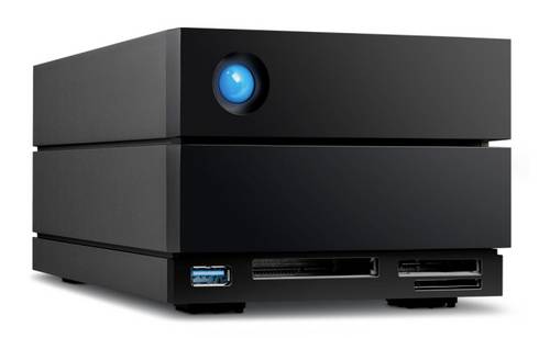 LaCie 2big Dock 16TB Festplatten-Array Thunderbolt 4, DisplayPort, USB-A (USB 3.2 Gen 2) Schwarz STLG16000400