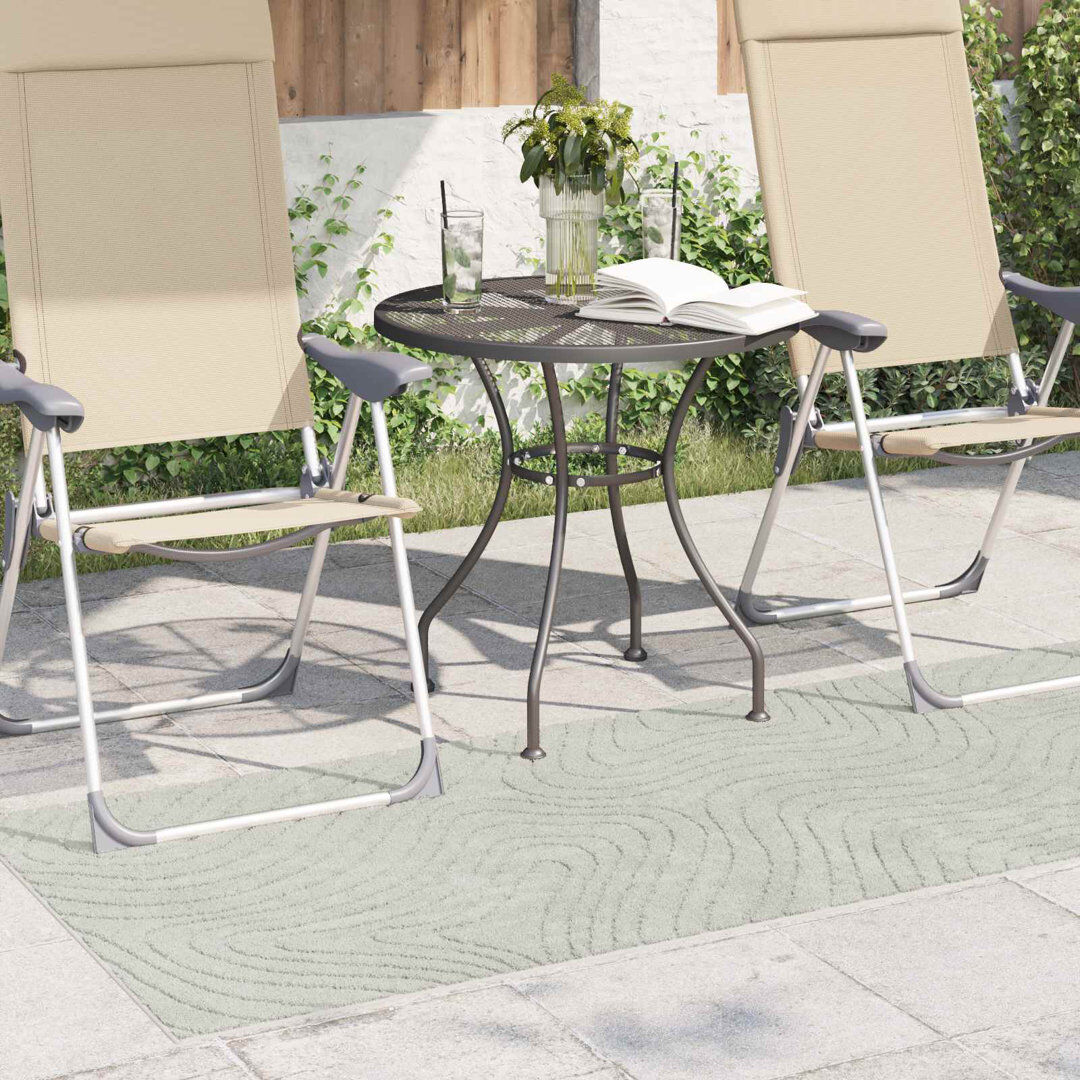 17 Stories Modern Indoor and Outdoor Rug Green Rectangle 80 x 150 cm