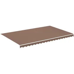 vidaXL Markisenbespannung Braun 5x3 m