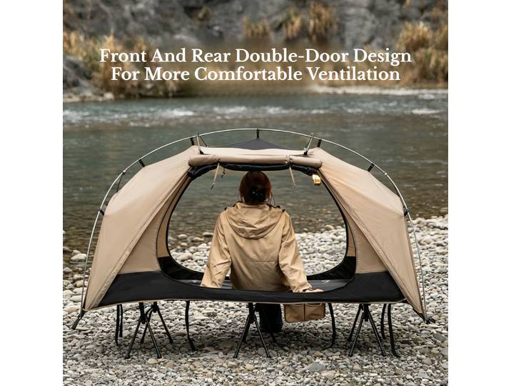 Tente de camping ultra-légère MOUNTAINHIKER avec tente intérieure indépendante, imperméable, respirante et anti-moustiques