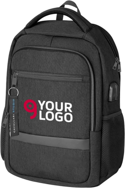 Zaino Trip Cavallari 15" USB in poliestere 600D Personalizzate o neutre