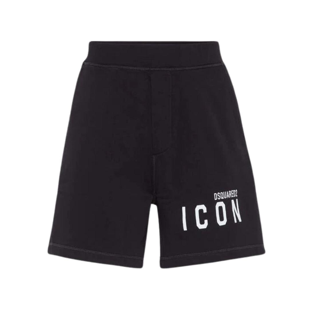 Dsquared2 Icon Logo Zwarte Relax Fit Short