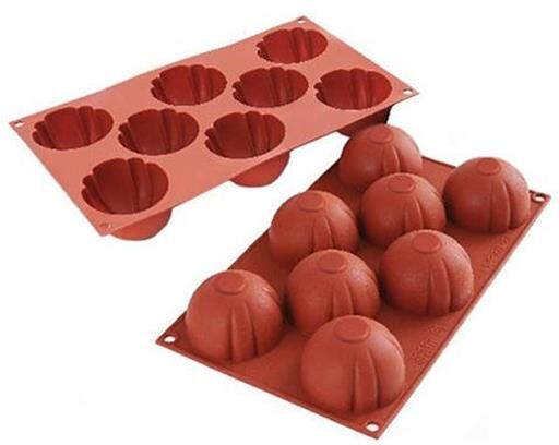 Silikomart Stampo 8 Bloom Arancio