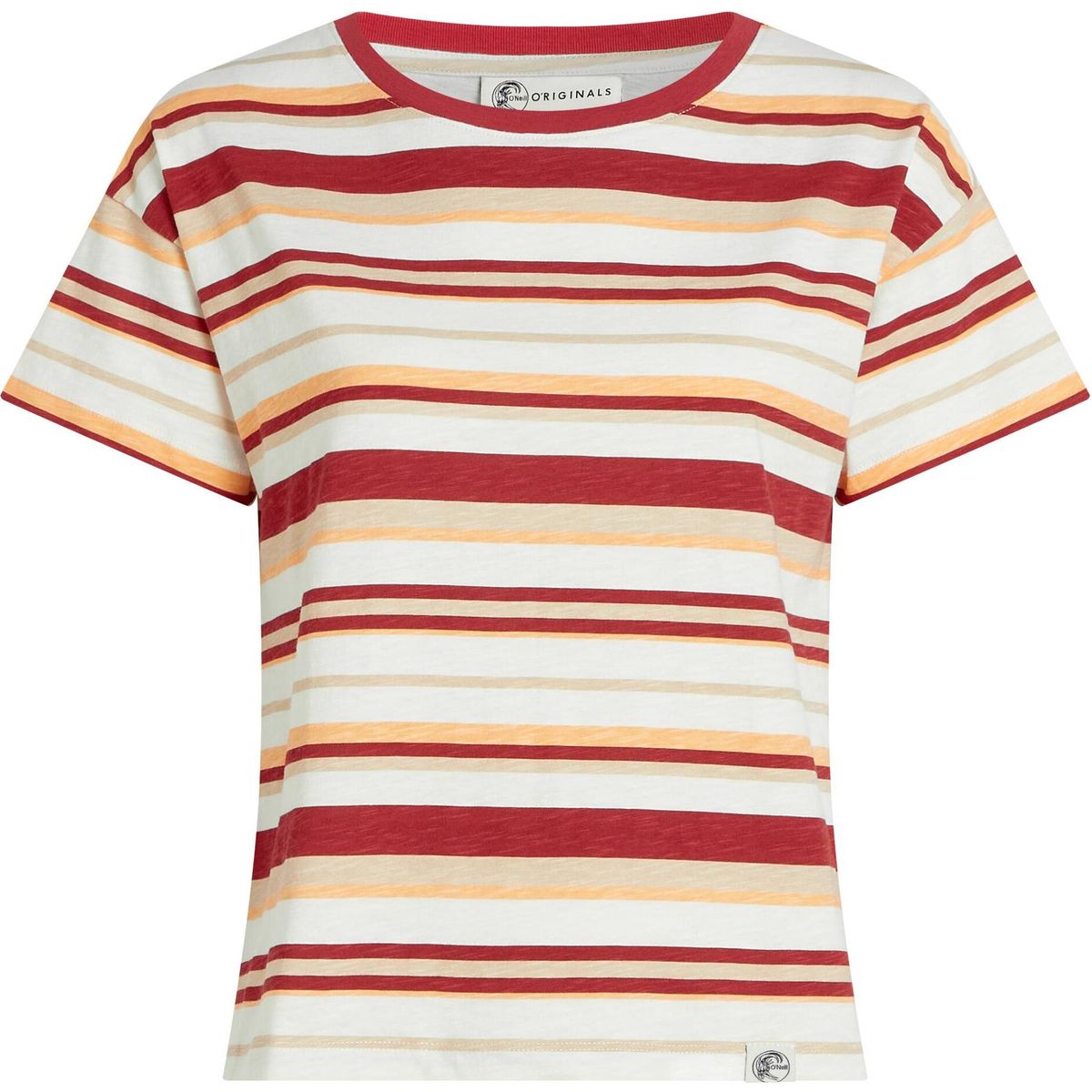 O'Neill O'riginals Boxy Stripe T-shirt beige o'riginals wmns tee stripe (37563) XS 1850251-37563-XS