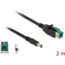 DELOCK PoweredUSB Kabel 12V St > DC 5.5x2.1mm St 2.0m