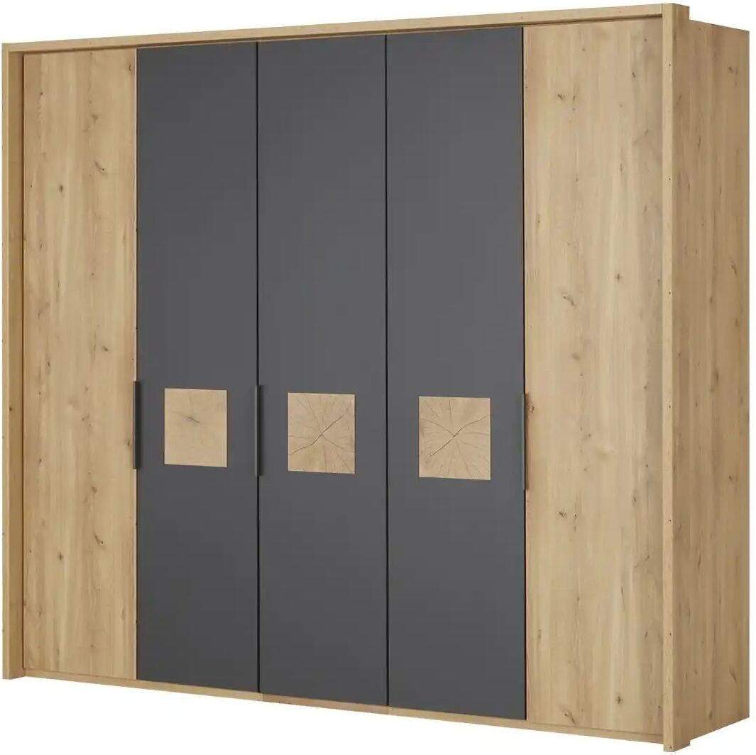 uno Drehtürenschrank  Almeria ¦ holzfarben ¦ Maße (cm): B: 256,4 H: 220 T: 58.0
