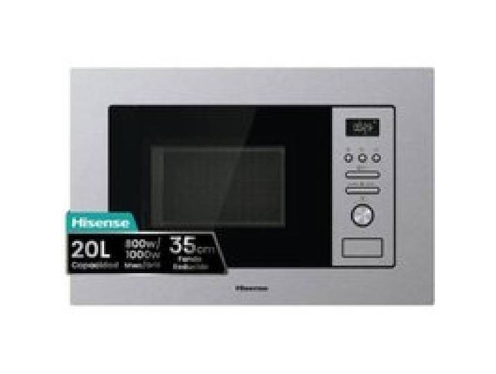Microondas Hisense BIM320G41X 20 Litros 1000W Grill Integrable 15 Programas Auto-Limpieza