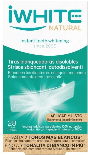 iWhite Natural Dissolving Whitening Strips 28 St Streifen