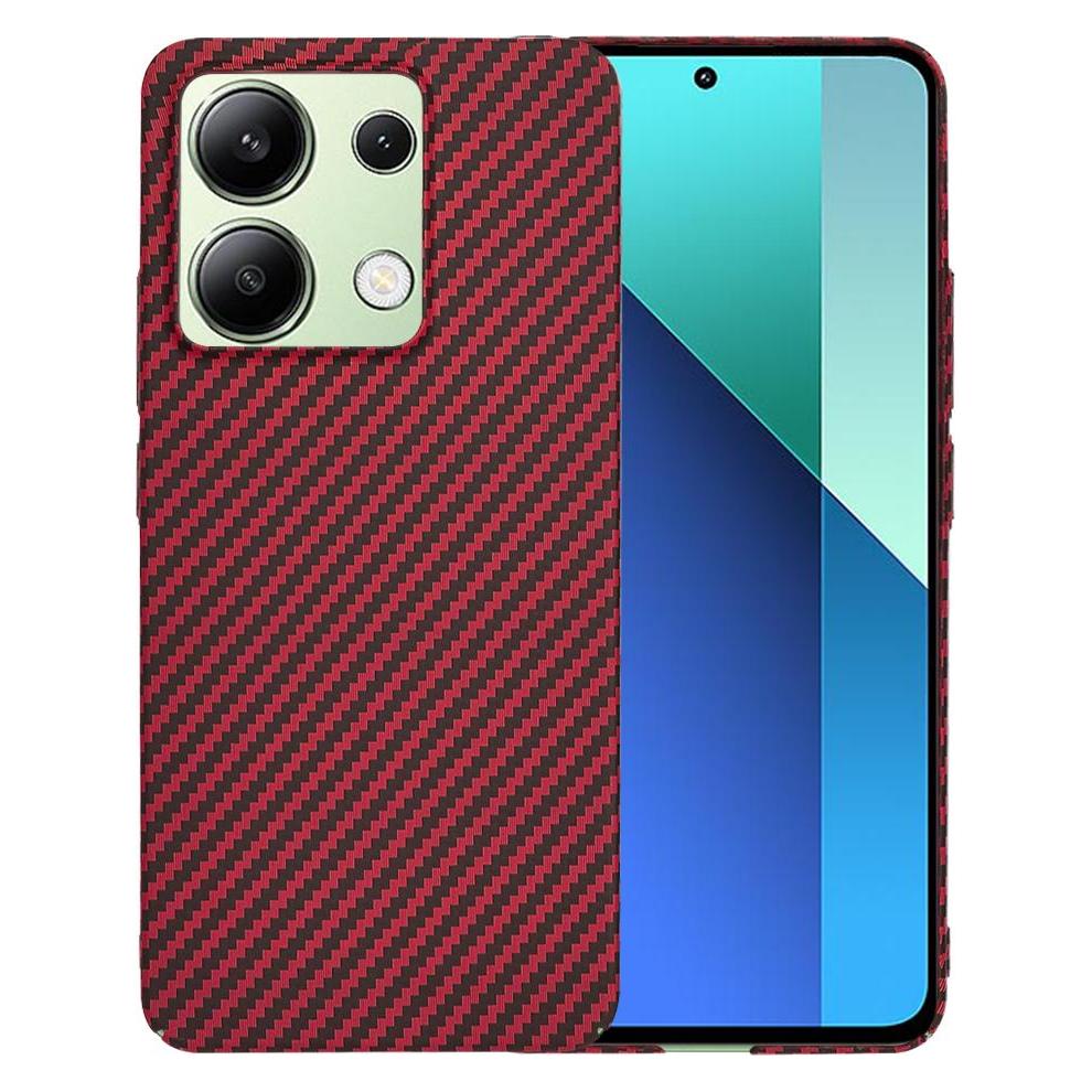 Techsuit - Carbonite FiberShell - Xiaomi Redmi Note 13 4G - Red (Xiaomi Redmi Note 13 4G) (56357408)