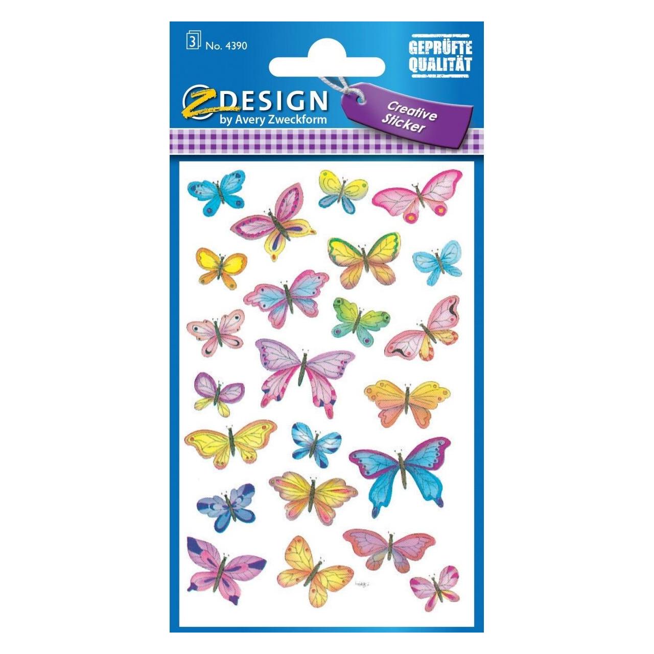 Z-Design Aufkleber Schmetterlinge (69 Sticker) (4390)