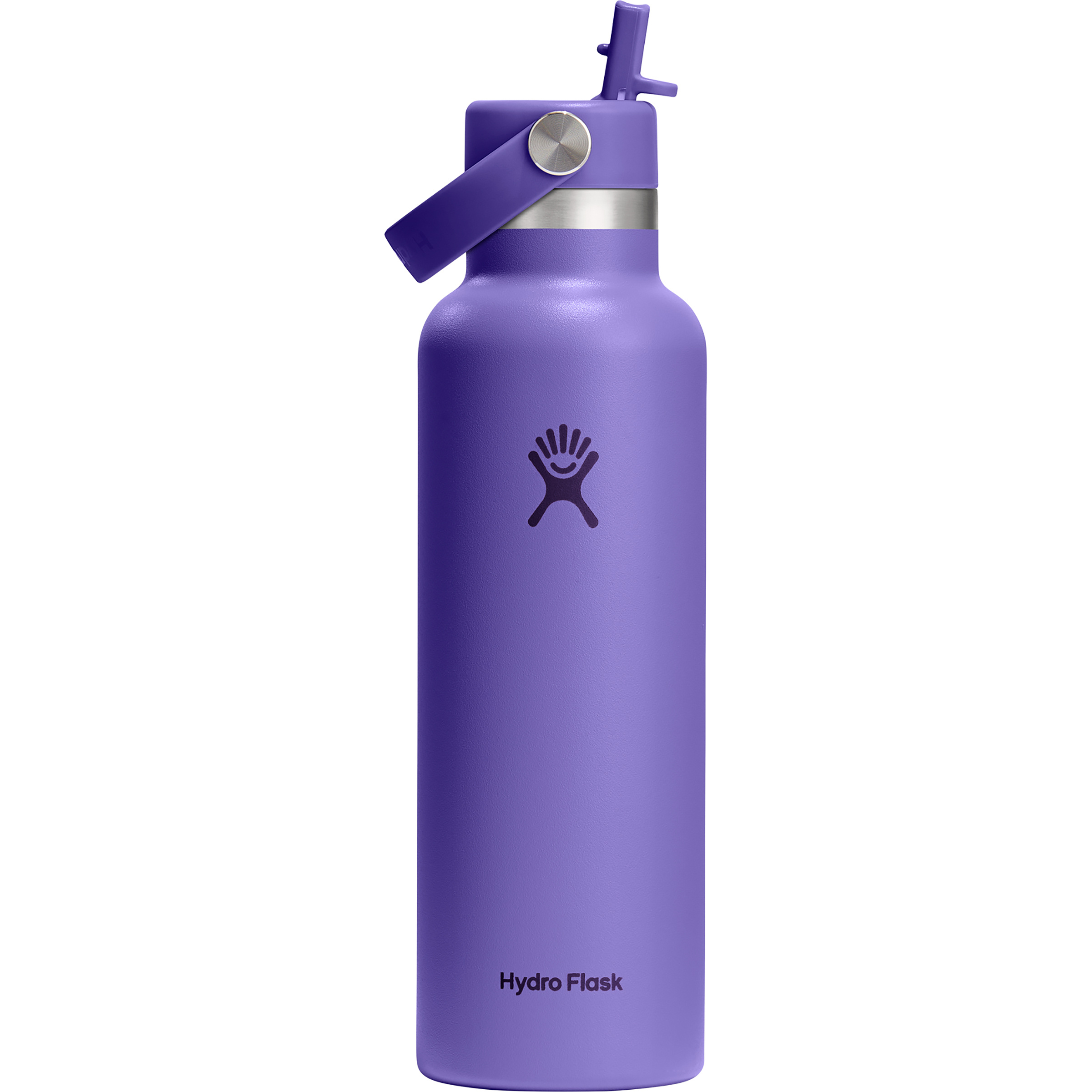 Hydro Flask 21oz Standard Flex Straw Isolierflasche Isolierflaschen lila Größe 0.621L Trekking