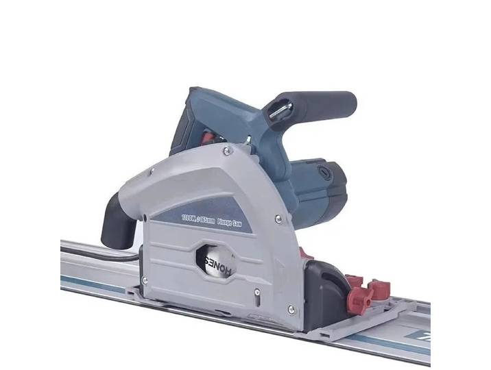 Scie à onglet multifonctionnelle avec rail de guidage, scie circulaire électrique, outil de coupe sans poussière pour plaques de plâtre et bois