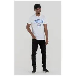 New Era, Herren, Sportshirt, T-Shirt Philadelphia 76ers NBA (L), Weiss