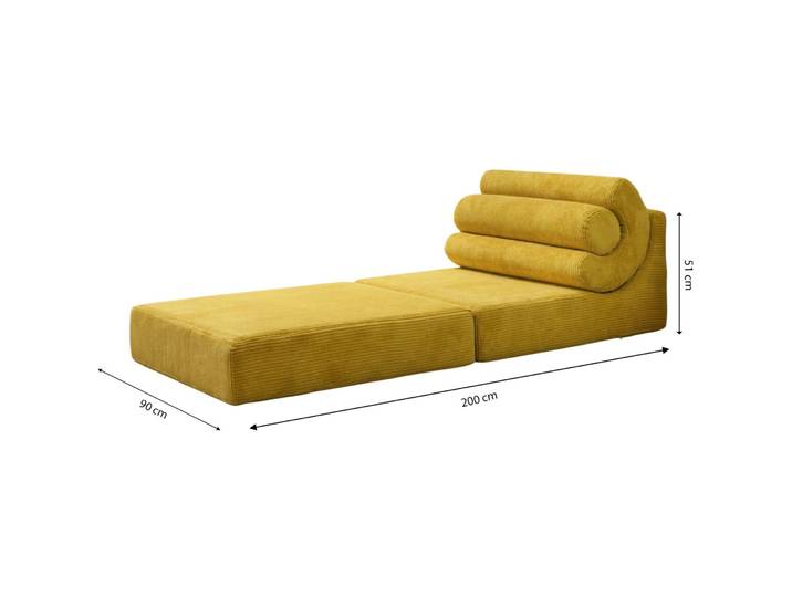 Bettsofa Duo Relax Olivgrün B 90 T 100 cm - Bettsofa