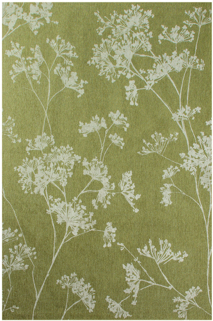 Marlow Home Co. Raffin Rectangle Area Rug Green Rectangle 140 x 200cm