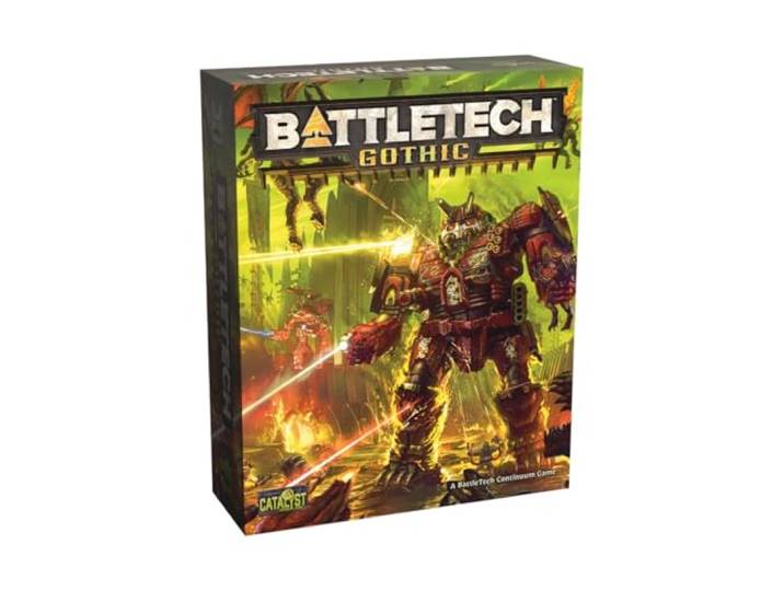BattleTech Gothic - Kernbox-Set mit Miniaturen & Regelbuch Catalyst Game Labs Sci-Fi Strategie Miniaturen Spiel, Blau/Weiß