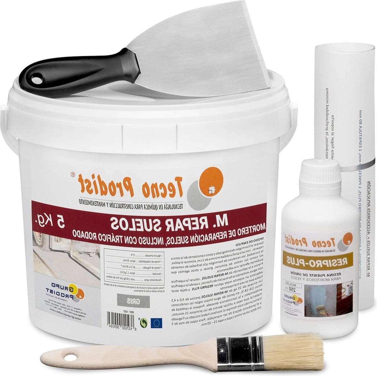 M-REPAIR FLOORS Beton- of cementvloerreparatiemortel met kit, 5 kg