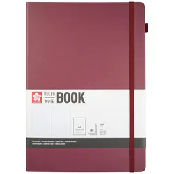 Sakura Notizbuch, liniert, 160 Seiten, DIN A4