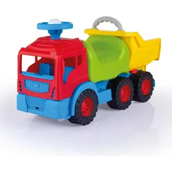 DOLU Aufsitz-Muldenkipper-Laufwagen rot grün