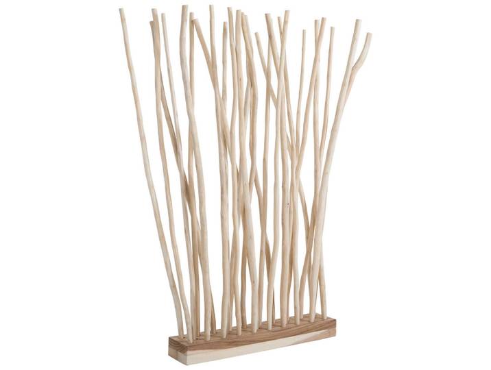 Livetastic Raumteiler, Natur, Holz, Suar Holz,Teakholz, massiv, 100x180x20 cm, Wohnzimmer, Raumteiler & Paravents, Raumteiler