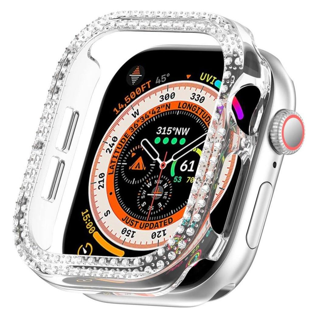 Cover-Discount Apple Watch 10 - 42mm - Glitzer Strass Schutz Case (49566458)