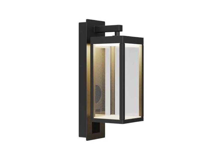 Lucande LED Applique Exterieur Ferdinand (Moderne) en Noir Aluminium (1 lampe\,à)\, Murale Luminaire Lampe Jardin Eclairage d’exterieur