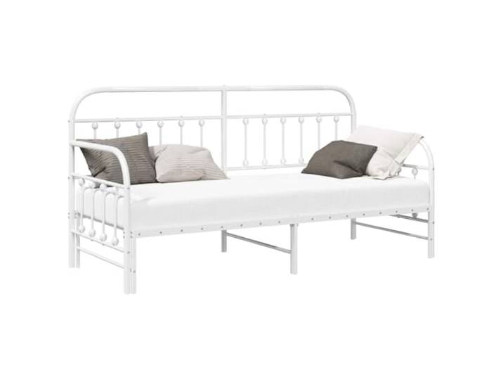 PUGYNBK Bettgestell aus Metall, 75 x 190 cm Stahl mit Pulverbeschichtung, mattes Finish, fester Lattenboden, tägliche Verwendung