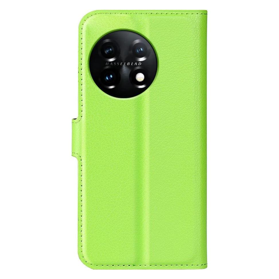 Cover-Discount OnePlus 11 - Leder Etui Hülle grün (OnePlus 11) (660127544F)