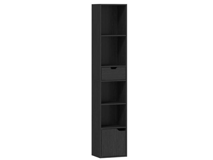 BÜCHERREGAL Spanplatte Schwarz