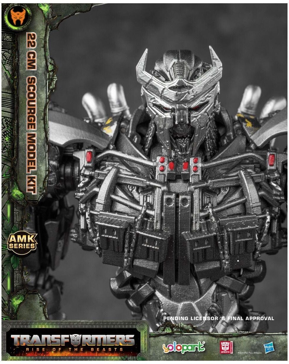 YOLOPARK Transformers: Rise of the Beasts Scourge 22cm Model Kit - 22cm Tall - Ages 8+