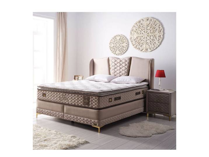gowoll Boxspringbett inkl. 8 Schichten Matratze mit Topper Höhe 30 cm Matratze (Stauraumbett, 4-St., Boxspringbett mit Matratze), inkl. Matratze mit Topper