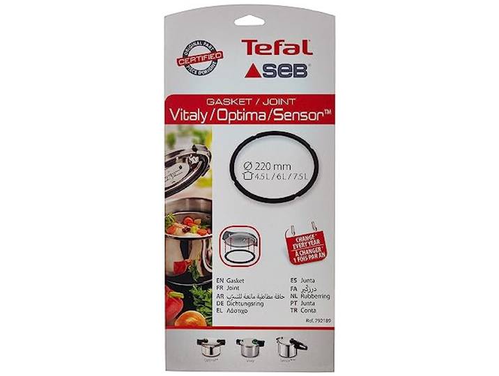 SEB Originele Tefal Vitaly, Kwisto X-PRESS, Sensor 6L Serie Snelkookpan Pakking Seal